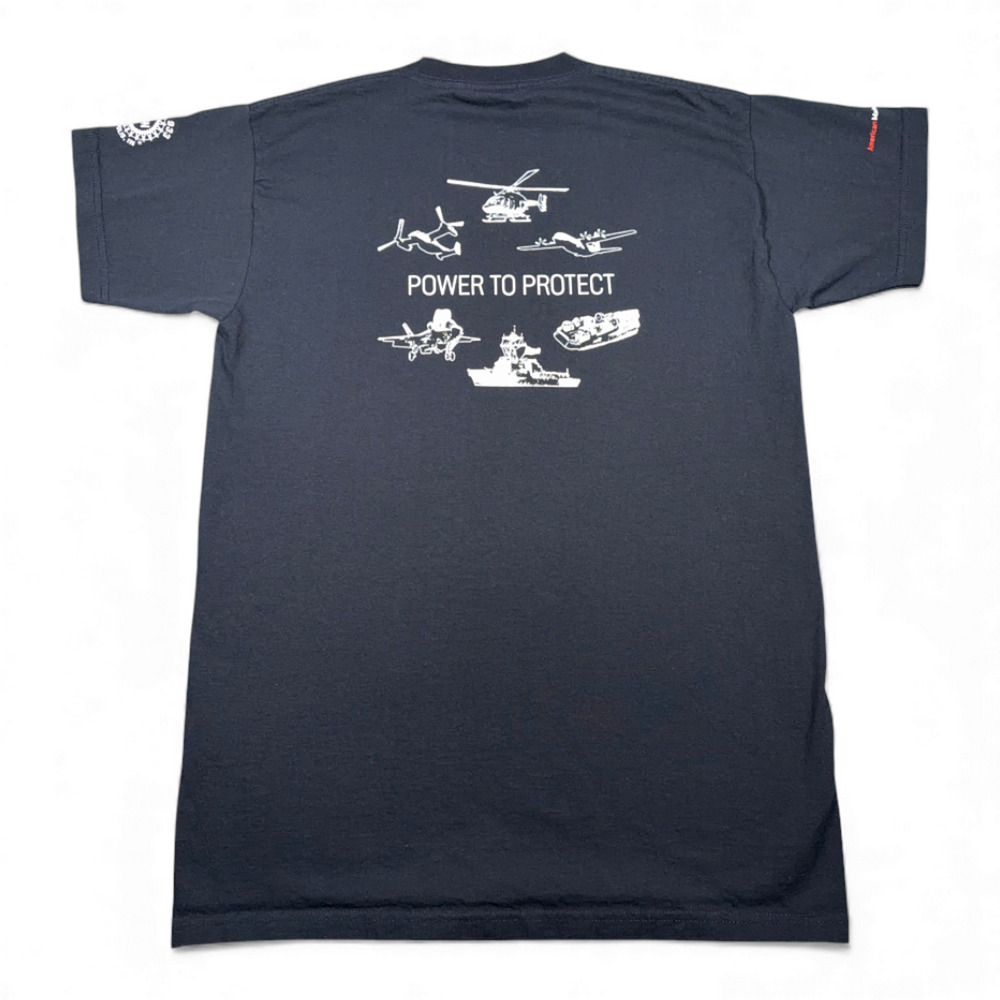 Rolls Royce Shirt Adult LARGE TALL Black Military UAW Union Workwear USA Made